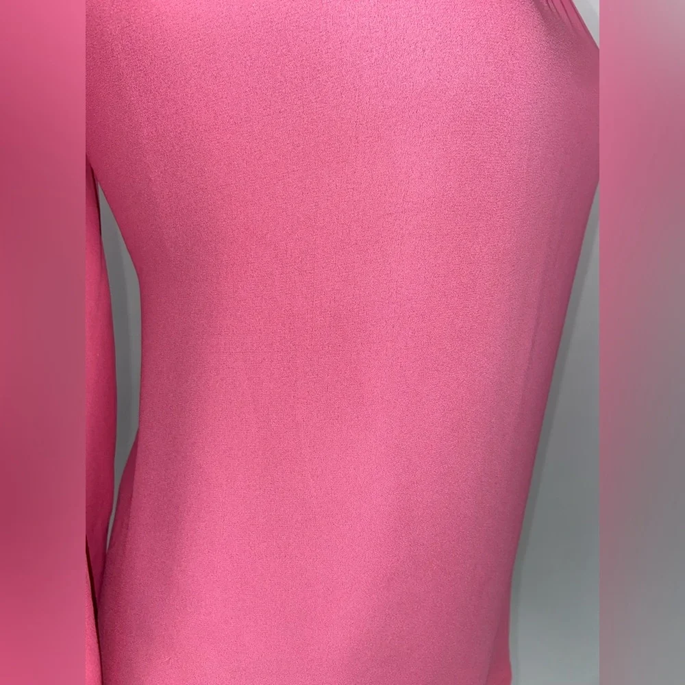 J.Crew Pink Sheer Blouse Top Size 8 J by J.Crew